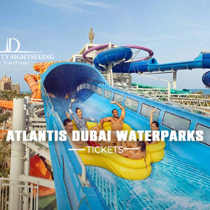 Book Atlantis Dubai Waterpark Tickets thrilling water slides view