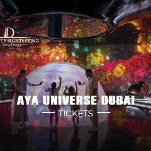 Book AYA Universe Dubai Tickets online for an immersive light, sound, and interactive digital entertainment experience in Dubai