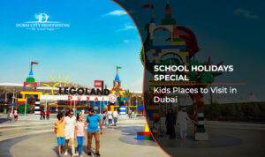 Kids Places to Visit in Dubai | Kids activities in Dubai Blog Banner by Dubai city sightseeing