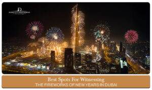 Dubai's New Year's Eve Fireworks, Burj Khalifa Fireworks in Dubai Blog Banner by Dubai City Sightseeing