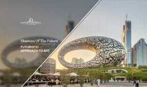 Museum of the Future | futuristic art museum Dubai Blog Banner By Dubai City Sightseeing