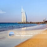 things to do in Dubai in September | Dubai weather in September Blog Banner by Dubai City Sightseeing