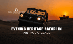 Evening Heritage Safari in Vintage G Class | Desert Safari With A Vintage G Class