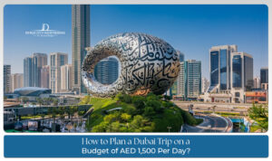 Dubai skyline budget travel experience