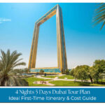 4 Nights 5 Days Dubai itinerary and cost guide with Dubai attractions, hotels, sightseeing, and travel budget details
