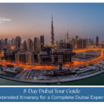 Tourists enjoying an 8-day Dubai tour with iconic attractions and luxury experiences