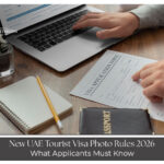 UAE Tourist Visa Photo Rules with photo size, white background requirements, image format, and visa photo guidelines