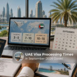 UAE visa processing time in September 2026.
