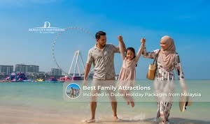 Discover family-friendly attractions in Dubai included with holiday packages from Malaysia.