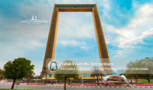 Halal-friendly attractions in Dubai for travelers from Indonesia.