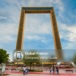 Dubai Frame showcasing the iconic landmark and Dubai skyline.