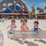 A family enjoying a toddler-friendly attraction in Dubai.